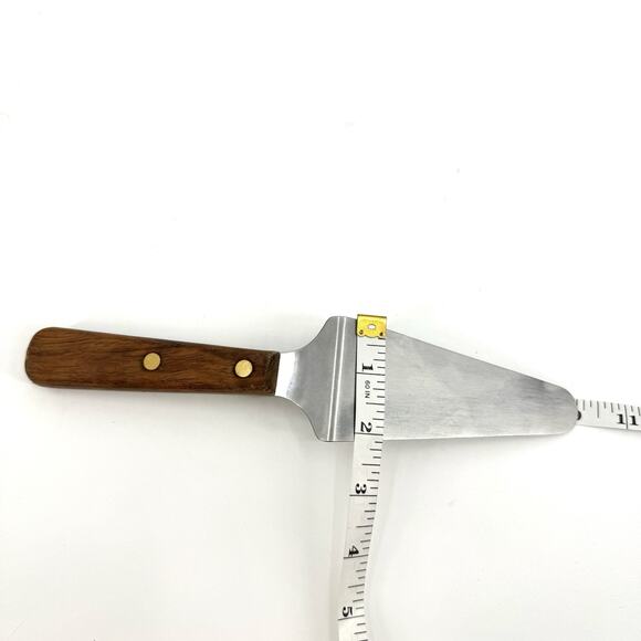 Dexter USA Pie Server Cake Vintage Utensil Wood Handle Wooden 10 inch Country - Picture 7 of 7